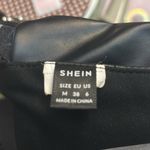 SheIn Faux Leather Pearl Studded Tie Closure Bra M Goth Punk Rocker 80s Style Photo 6