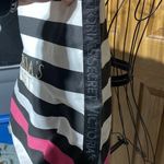 Victoria's Secret Victoria’s Secret Limited Edition Striped Canvas Weekender Tote Bag Photo 5