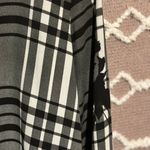 Vera Wang Simply Plaid Detailed Button Up Flannel Half Shirt Pullover Photo 6