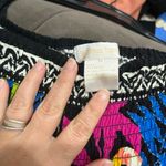 Jealous Tomato Tropical Maxi Dress L Black Multicolor Off Shoulder Size M Photo 4