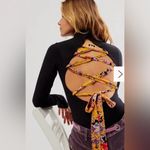 Free People  Burgundy Straps In The Back Bodysuit Photo 3