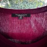 Thakoon Knee length maroon sweater dress size XS Red Photo 3