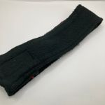 VTG Turtle Fur Black Woven Tapestry Fleece Lined Headband OS Ski Gorpcore Folk Photo 7