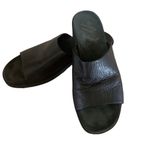 Rockport Black Leather The Walking Sandal Slides Womens 7W Size 7 Photo 7