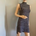 Alice + Olivia Alice + Olivia Cammy Hi-Lo Tunic Sleeveless Marled Knit 100% Wool Sweater S / P Photo 4