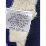 Modcloth Purple White Black Striped Crewneck Sweater Women's Plus Size 4X Photo 5