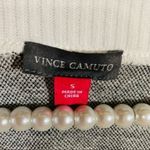 Vince Camuto  Animal Print V Neck Long Sleeve Sweater Size S Photo 3