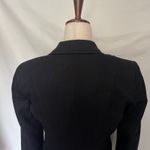 Anne Klein Y2K  Pinstripe Womens Blazer Sz OP Gray Career Quiet Luxury Academia Photo 6