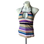 Pink Envelope NWOT,  Multi Color Tankini Top, Sz M Photo 4