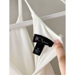 BCX  Gown Size‎ Medium White High Slit Sequin Trim Formal Dress Photo 6