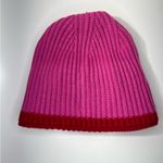 PINK - Victoria's Secret Victoria’s Secret Knit Logo Colorblock Beanie Hat Photo 6