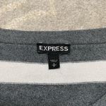 EXPRESS  Women's Striped Sweater - Black and White Photo 1