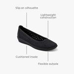 Easy Spirit  Alessia Women's Slip On Flats 10 Wide 10W Photo 3