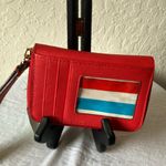 Kate Spade : Kirstie Geranium Red Newbury Lane Wallet- Wrstlet- Gold Tone Photo 5