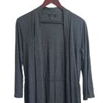 Natori  Womens Longline Cardigan XS Gray Modal Lightweight Duster Lounge‎ Belted Photo 8