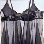Chic Black Sheer Chemise Size L Photo 3