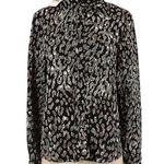 Story Bronx Top Leopard Print Black Gray Photo 0