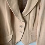 wilson's leather Genuine Leather!  Cream/Tan Blazer Photo 1