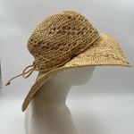 Scala  Straw Hat Natural Crochet Photo 4