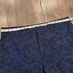 Banana Republic  Cotton Wool Jacquard Ryan Pants Blue 12 Short Office Career Photo 10