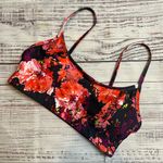 Fabletics  Red Floral Mosa Sports Bra. Size Small. Photo 0