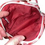 Liz Claiborne Small Pink and White Floral Makeup Bag Photo 6