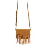 Rebecca Minkoff Rapture Suede Crossbody Boho Fringe Leather Bag Photo 2