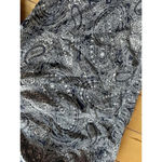 Ralph Lauren Wide Leg Paisley Pants Sz M Women's All Over Print Blue White Photo 2