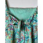 J.Crew  Shirt Women 6 Green Floral Tie Back Tank‎ Top Cami NWT Boho Cottagecore Photo 8