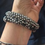 RETAIL $50 Kinsley Armelle Isabella Collection Tailor Bracelet (Limited Edition) Black Photo 4