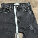Abercrombie & Fitch 90's Straight Ultra High Rise Black Stretch Ankle Jeans 25 Photo 10