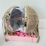 Luxury Women Round Ball Crystal Evening Bag Clutch Purse
Bag Gold Photo 4