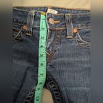 True Religion Y2K  Low Rise Leather Tag Jeans W29 Medium Wash Photo 6