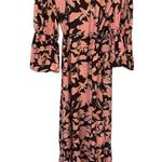 Maaji Floral High/Low Hem Midi Dress Size Medium Photo 2