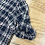 Ralph Lauren Lauren Jeans Flannel Shirt Womens Size 2X Blue Plaid Western Casual Photo 7