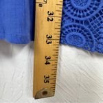 La Blanca  Royal Blue Crochet Detail Tunic Swim Coverup Womens M/L Beachy Casual Photo 8