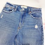 Abercrombie & Fitch Curve Love High Rise Mom Jeans: Medium Ripped Wash Photo 8