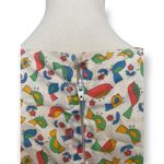 Vintage Novelty bird print 60's Flare Sleeve Fit & Flare midi dress White Photo 6