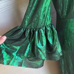 Tuckernuck  | Pomander Place Emerald Crinkle Lurex Lillith Dress Photo 8