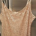 Steve Madden ππ Sleeveless Sequin Midi Dress ~ Rose Gold Large L NWT Photo 5