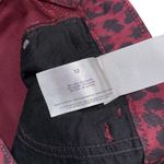 Sanctuary NWT Social Standard by Mid Rise Skinny Ankle Jeans Burgundy Cheetah 12 Photo 8