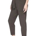 Athleta  Women’s Sz 6 Skyline Paper Bag Pants in Olive Gray / 292915 Ankle Photo 0