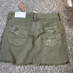 American Eagle  Army Green Jean Skirt Photo 2