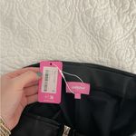 Edikted  Leather Microshorts with zipper front and pockets Photo 2