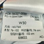 Levi Strauss & CO. Levi's 501 Denim Shorts Women's Size 30 Blue Frayed Hem Button Fly Classic Photo 6