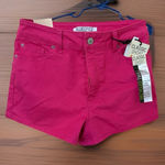 Blue Spice  Women's Fuchsia Jean Shorts Photo 0