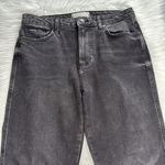 Free People  Washed Black High Rise Crop Jeans Photo 2