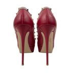 Valentino Garavani  Rockstud Two Tone Platform Pumps Peep Toe Size 41 Photo 7