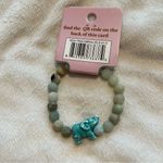 Simply Southern NEW  Conservation Elephant Tracking Bracelet - Gray/Green NWT Photo 1