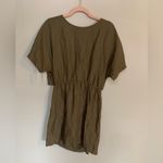 VETTA | Capsule Convertible Wrap Mini Dress Dark Khaki Medium NWT Photo 8